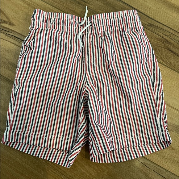 Old Navy Swim Red White And Blue Striped Swim Shorts Poshmark